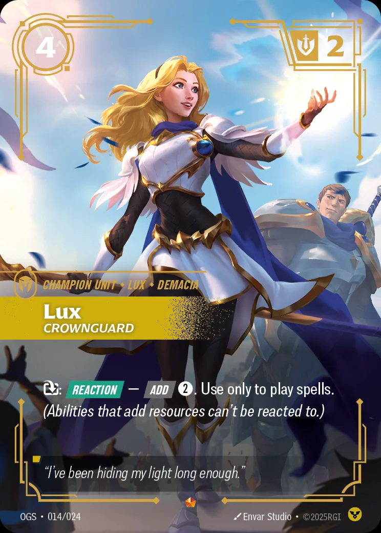 Lux, Crownguard