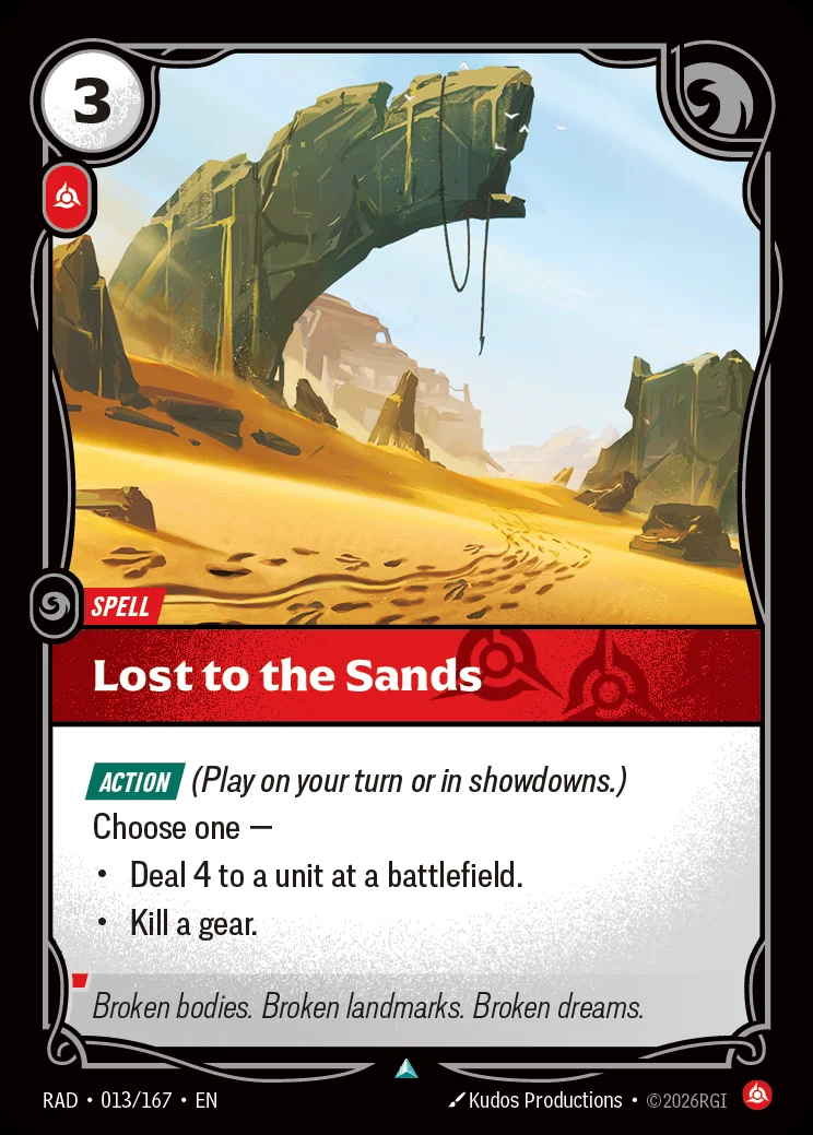 Lost to the Sands