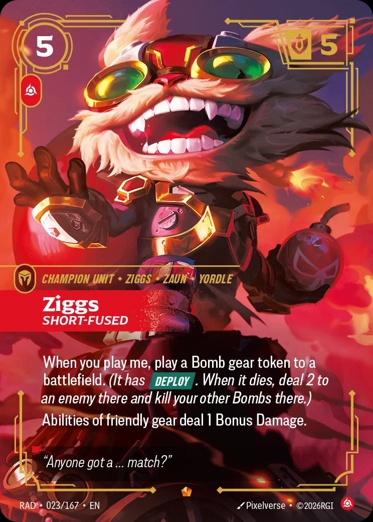 Ziggs, Short-Fused