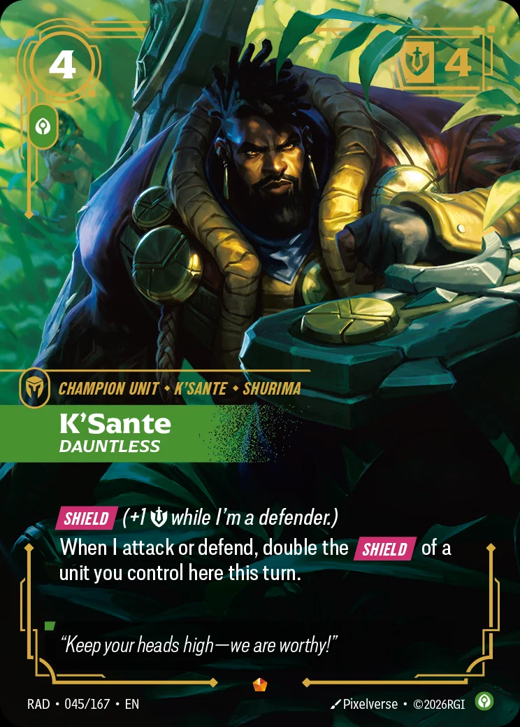 K'Sante, Dauntless