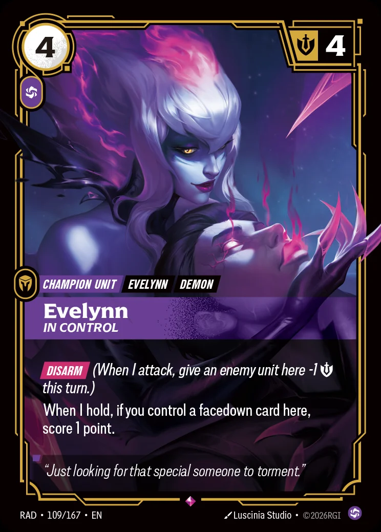 Evelynn, In Control