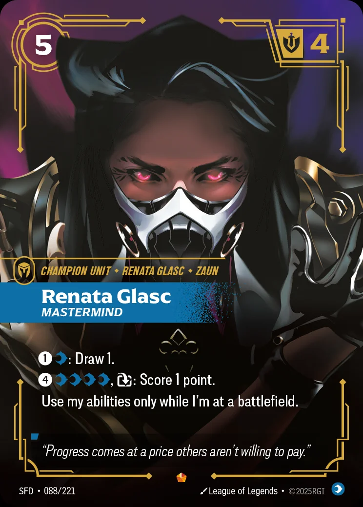 Renata Glasc, Mastermind