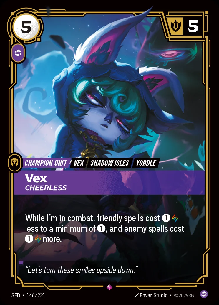 Vex, Cheerless