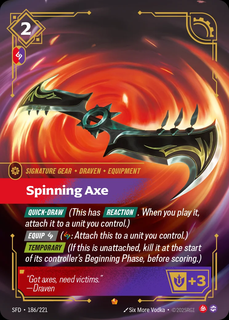 Spinning Axe