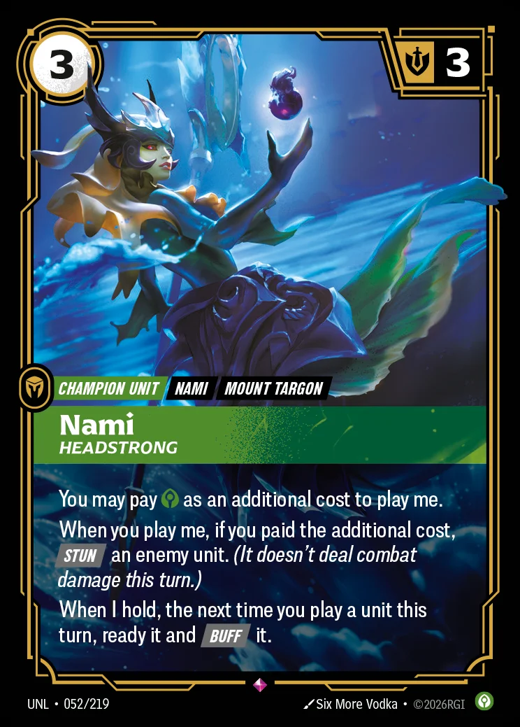 Nami, Headstrong