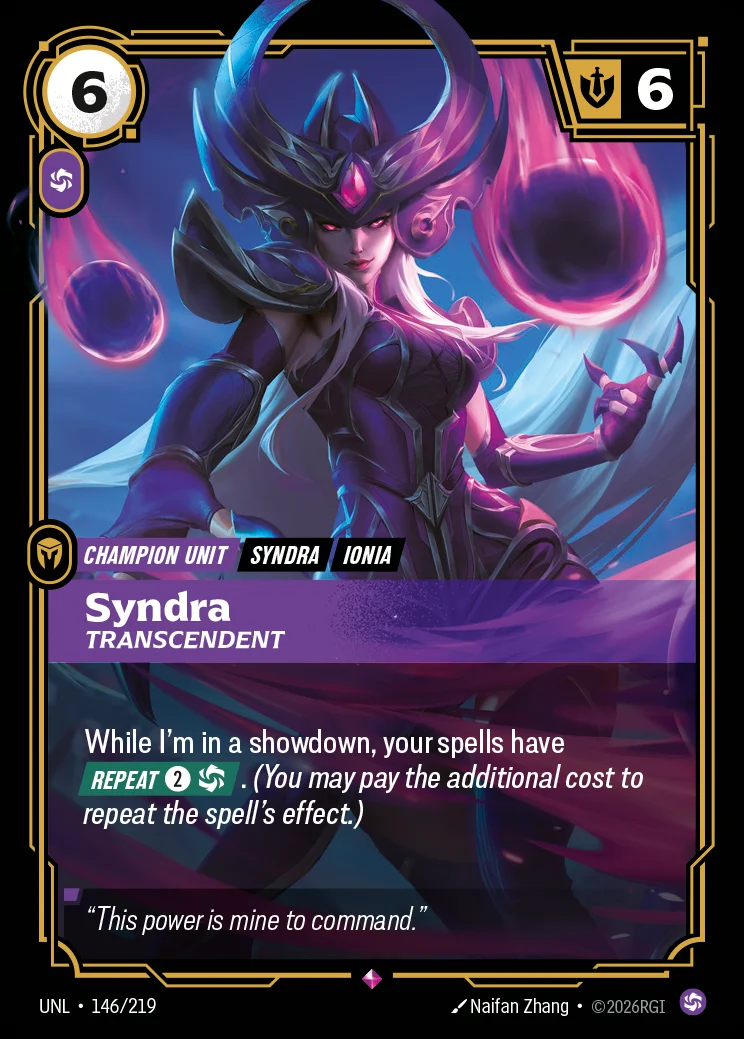 Syndra, Transcendent