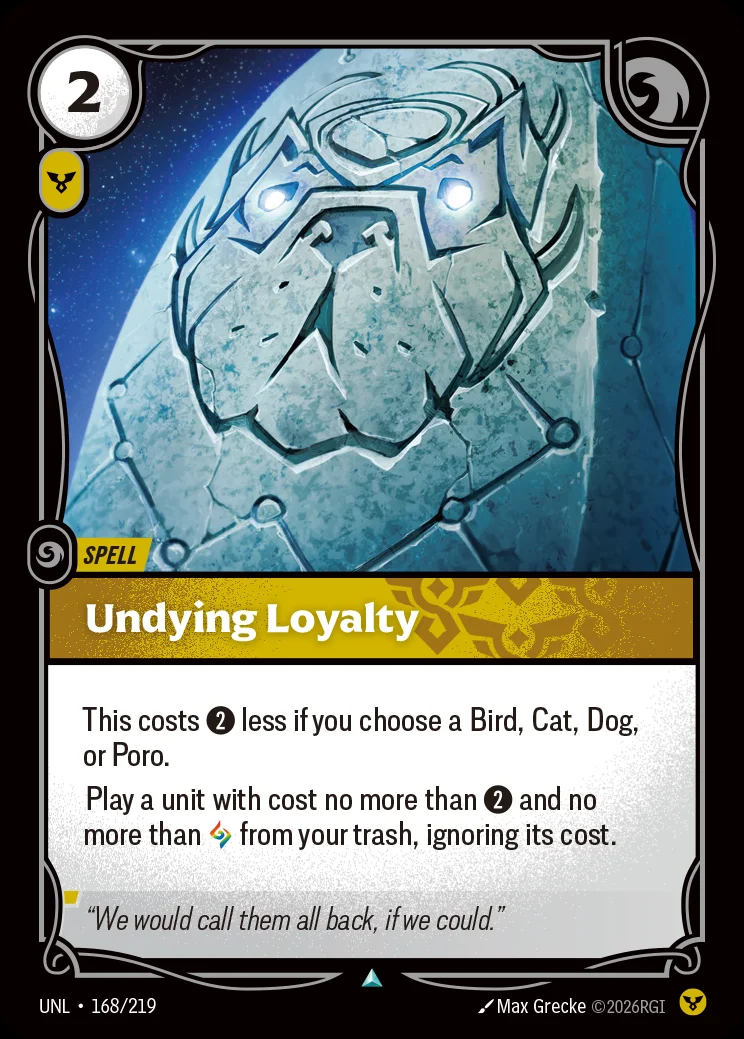 Undying Loyalty