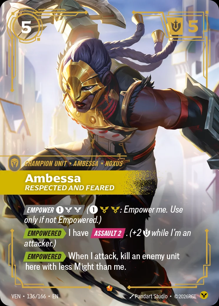 Ambessa, Respected and Feared