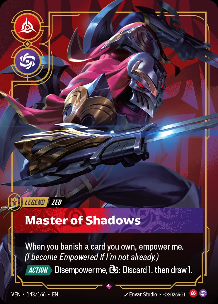 Zed, Master of Shadows