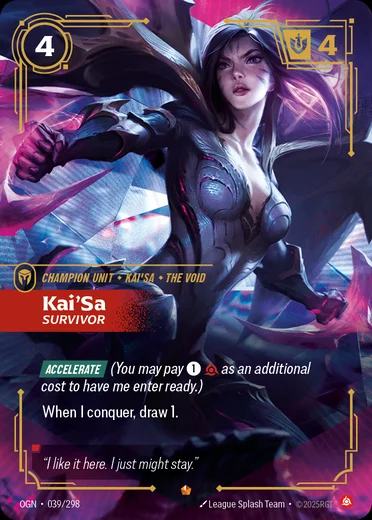 Kai'Sa, Survivor