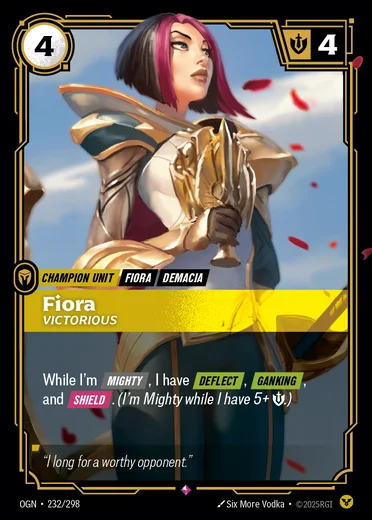 Fiora, Victorious