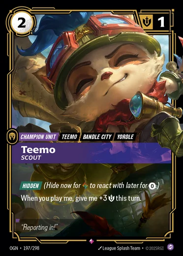 Teemo, Scout