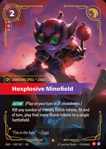 Hexplosive Minefield