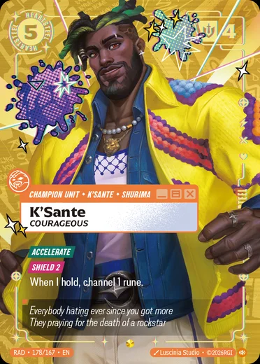 K'Sante, Courageous
