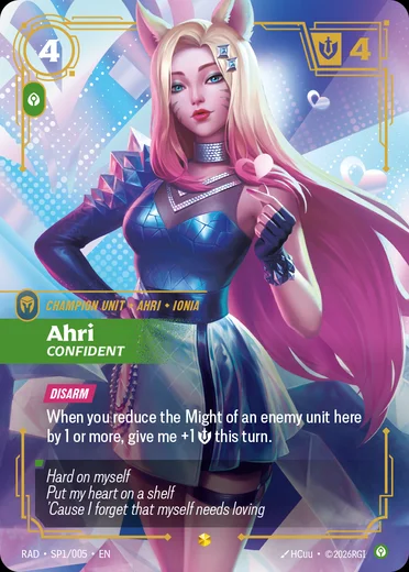 Ahri, Confident