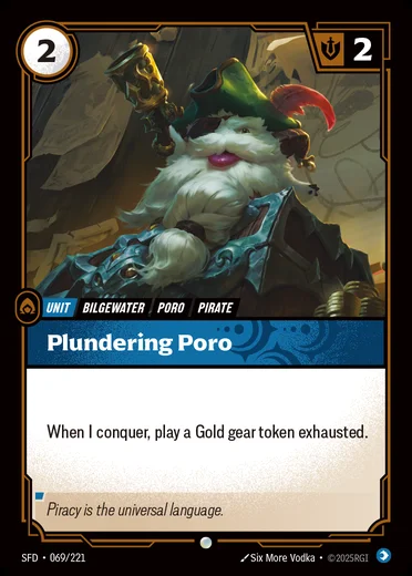 Plundering Poro