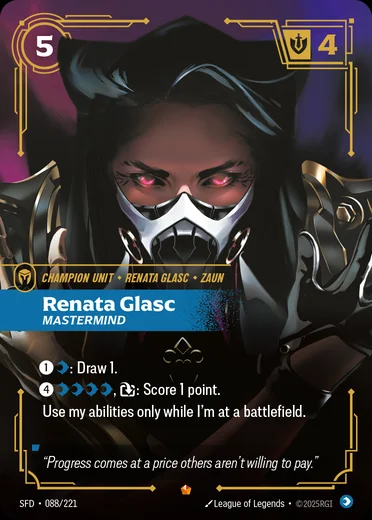 Renata Glasc, Mastermind