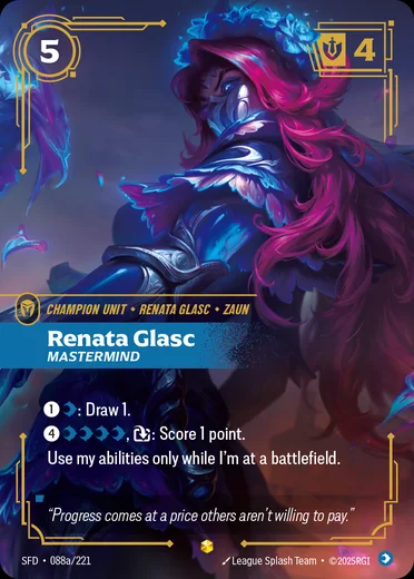 Renata Glasc, Mastermind