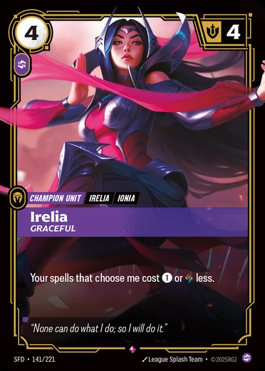 Irelia, Graceful