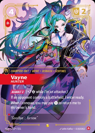 Vayne, Hunter