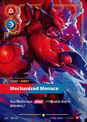 Rumble, Mechanized Menace