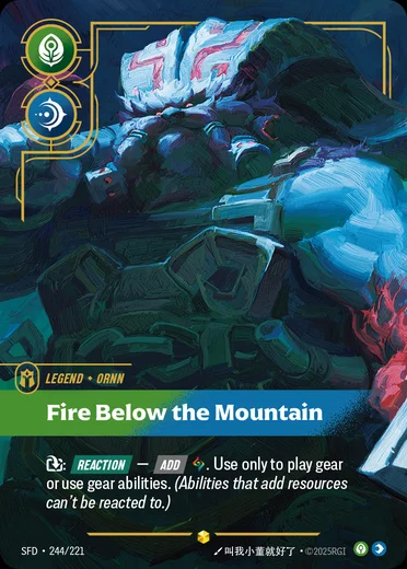 Ornn, Fire Below the Mountain