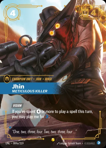 Jhin, Meticulous Killer