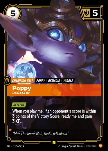 Poppy, Paragon