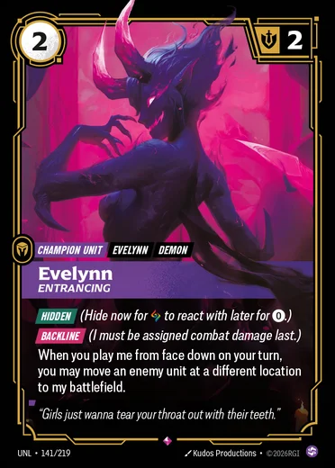 Evelynn, Entrancing