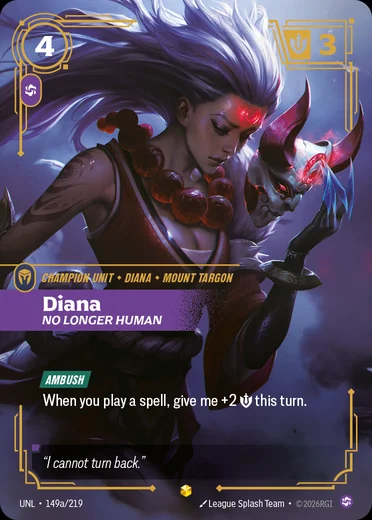 Diana, No Longer Human