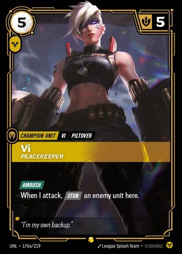 Vi, Peacekeeper