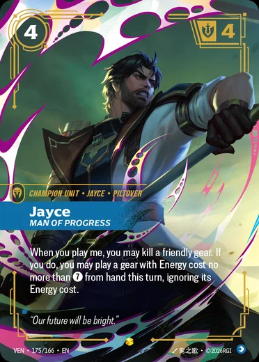 Jayce, Man of Progress