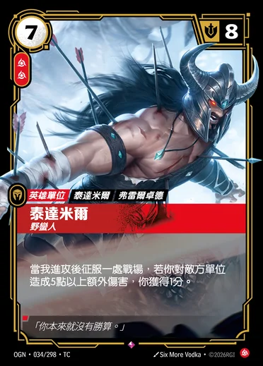 Tryndamere, Barbarian